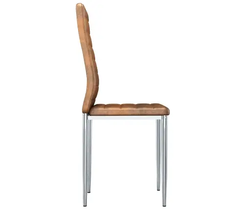 Valgomojo Kėdės 2 Pcs Ruda 41.5 X 48 X 99 Cm