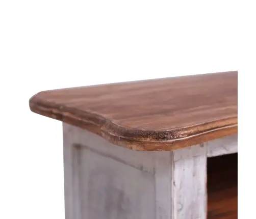 Televizoriaus Spintelė, Balta, 120X30X40cm Raudonmedis