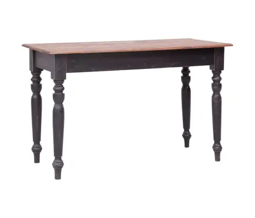 Stalas Su 3 Stalčiais, 117X57X75cm Raudonmedžio Masyvas