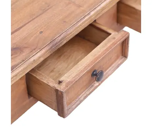 Rakstāmgalds Ar Atvilktnēm, 117X57X75 Cm, Masīvs Sarkankoks Vidaxl