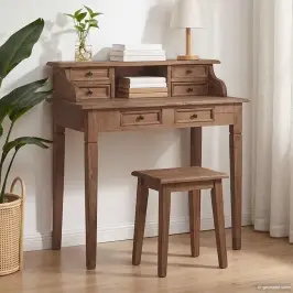 Rakstāmgalds Ar Atvilktnēm, 90X50X101 Cm, Masīvs Sarkankoks Vidaxl