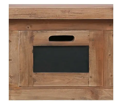 Tv Skapītis Ar 3 Atvilktnēm, 120X30X40 Cm, Masīvs Sarkankoks Vidaxl