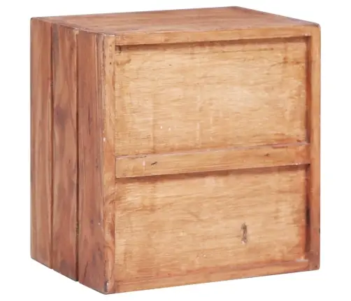 Naktsskapītis Ar 3 Atvilktnēm 35X25X35 Cm Masīvs Sarkankoks Vidaxl