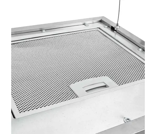 Piekarams Tvaika Nosūcējs, Skārienjutīgs Lcd, 37 Cm, Tērauds Vidaxl