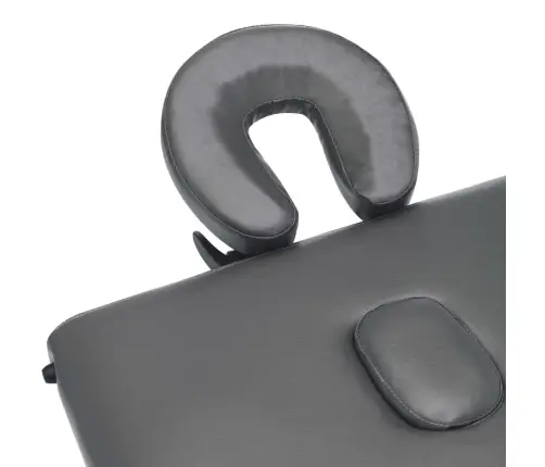 Masāžas Galds, 3 Daļas, 186X68 Cm, Koka Rāmis, Antracītpelēks Vidaxl