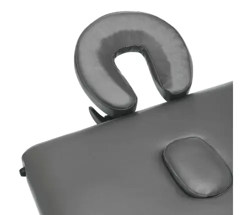 Masāžas Galds, 3 Daļas, 186X68Cm, Alumīnija Rāmis, Pelēks Vidaxl