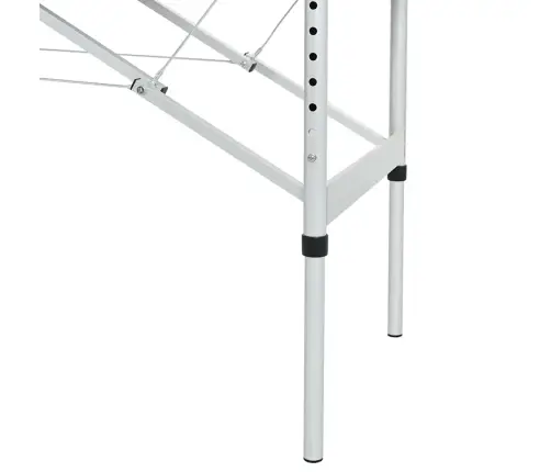 Masažinis Stalas, 4 Zonų, Antracito Sp., 186X68cm Alium. Rėm.