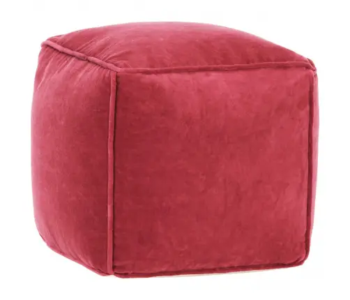 Tumba, Puuvillane Samet, 40 X 40 X 40 Cm Roosa