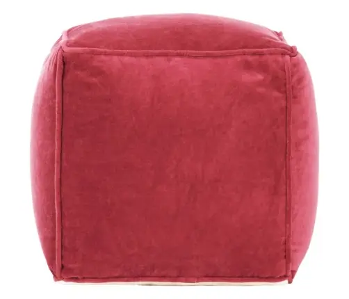 Tumba, Puuvillane Samet, 40 X 40 X 40 Cm Roosa