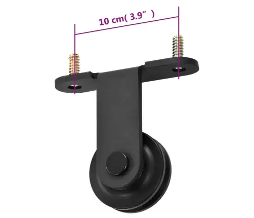 Liugukse Skien Tarvikute Komplekt 183 Cm Terasest, Must