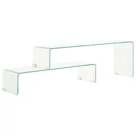 Kavos Staliukų Rinkinys, 2Dalių, 90X30X20/110X30X40cm Stiklas