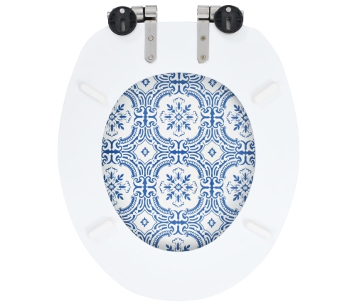 Tualetes Poda Sēdekļi, Lēni Aizverami, 2 Gb., Porcelāna Dizains Vidaxl