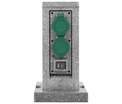 Dārza Strāvas Sadalītājs Ar Krēslas Sensoru, Plastmasa Vidaxl