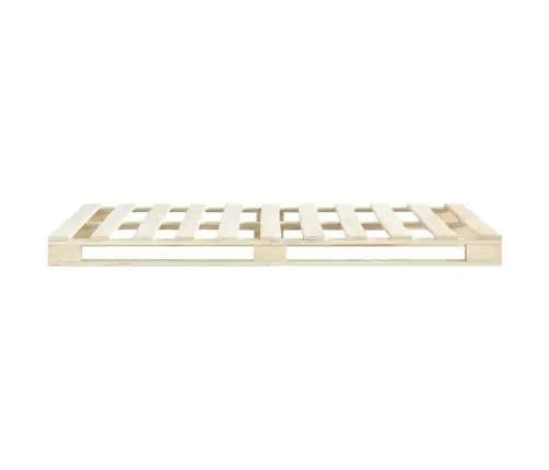 Palešu Gultas Rāmis, 160X200 Cm, Priedes Masīvkoks Vidaxl