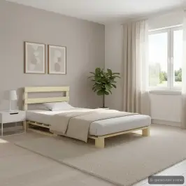 Palešu Gultas Rāmis, 90X200 Cm, Priedes Masīvkoks Vidaxl Palešu Gultas Rāmis, 90X200 Cm, Priedes Masīvkoks Vidaxl