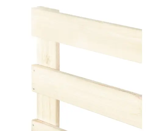 Palešu Gultas Rāmis, 100X200 Cm, Priedes Masīvkoks Vidaxl