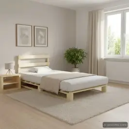 Palešu Gultas Rāmis, 100X200 Cm, Priedes Masīvkoks Vidaxl Palešu Gultas Rāmis, 100X200 Cm, Priedes Masīvkoks Vidaxl