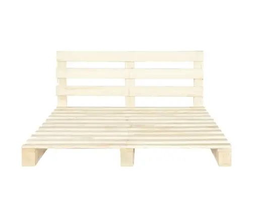 Palešu Gultas Rāmis, 140X200 Cm, Priedes Masīvkoks Vidaxl