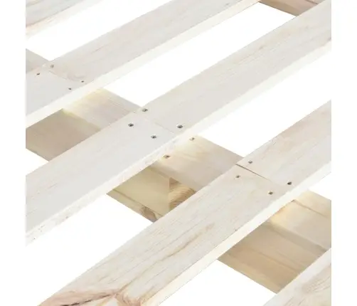 Palešu Gultas Rāmis, 140X200 Cm, Priedes Masīvkoks Vidaxl