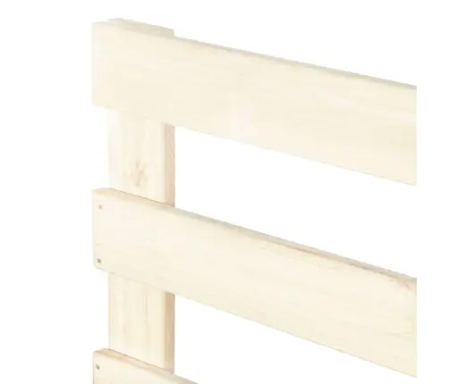 Palešu Gultas Rāmis, 140X200 Cm, Priedes Masīvkoks Vidaxl