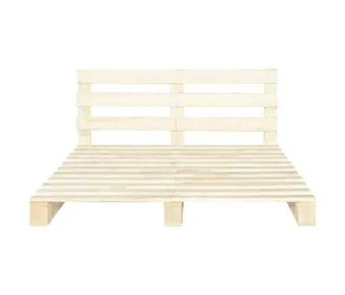 Palešu Gultas Rāmis, 160X200 Cm, Priedes Masīvkoks Vidaxl
