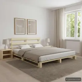 Palešu Gultas Rāmis, 160X200 Cm, Priedes Masīvkoks Vidaxl Palešu Gultas Rāmis, 160X200 Cm, Priedes Masīvkoks Vidaxl