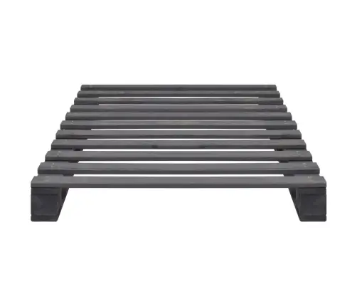 Kaubaalustest Voodiraam Hall Tugevast Männipuidust 90 X 200 Cm