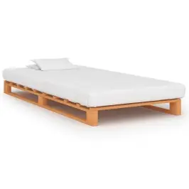 Lovos Rėmas Iš Palečių, Rudos Sp., 100X200cm Pušies Med. Mas. Lovos Rėmas Iš Palečių, Rudos Sp., 100X200cm Pušies Med. Mas.