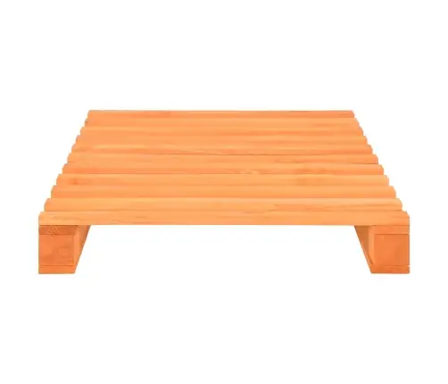 Palešu Gultas Rāmis, 100X200 Cm, Brūns Priedes Masīvkoks Vidaxl