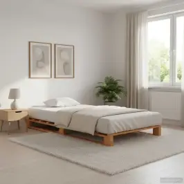 Lovos Rėmas Iš Palečių, Rudos Sp., 100X200cm Pušies Med. Mas. Lovos Rėmas Iš Palečių, Rudos Sp., 100X200cm Pušies Med. Mas.