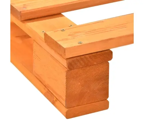 Palešu Gultas Rāmis, 180X200 Cm, Brūns Priedes Masīvkoks Vidaxl