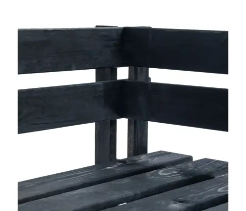 Dārza Palešu Stūra Sols, Koks, Melns Vidaxl