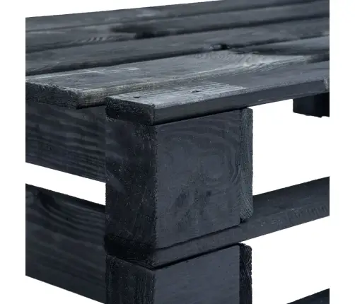 Dārza Palešu Stūra Sols, Koks, Melns Vidaxl