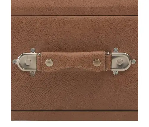 Sahtlitega Pink 80 cm Tumepruun, Kunstnahk