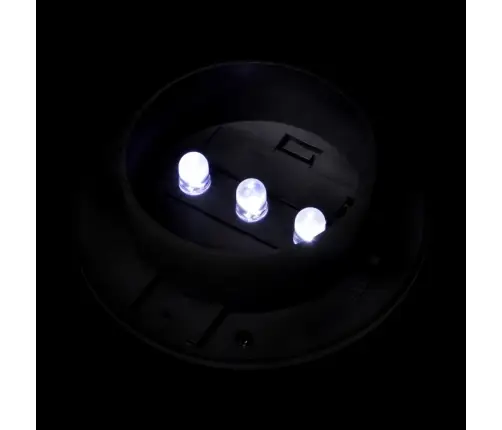 Āra Solārās Lampas, 12 Gab., Led, Melnas Vidaxl