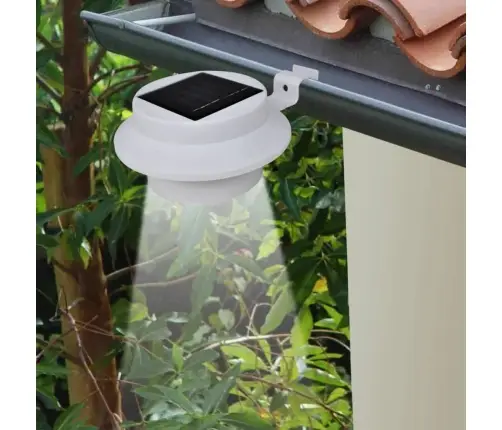 Āra Solārās Lampas, 12 Gab., Led, Baltas Vidaxl