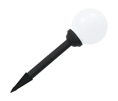 Õue Päikeselambid, 6 Tk, Led, Kerakujuline 20 Cm Rgb