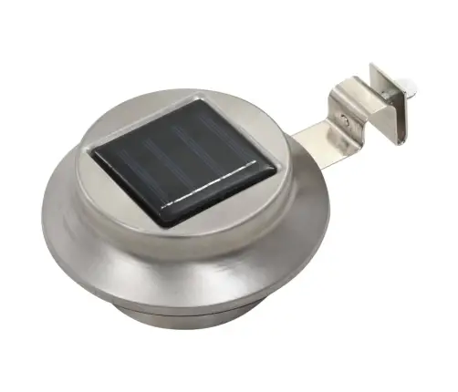 Āra Solārās Lampas, 12 Gab., Led, Apaļas, 12 Cm, Baltas Vidaxl