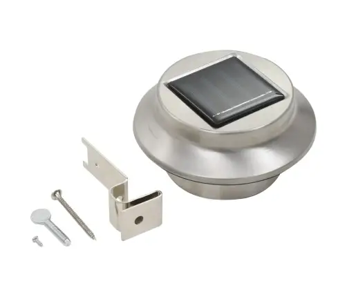 Āra Solārās Lampas, 12 Gab., Led, Apaļas, 12 Cm, Baltas Vidaxl