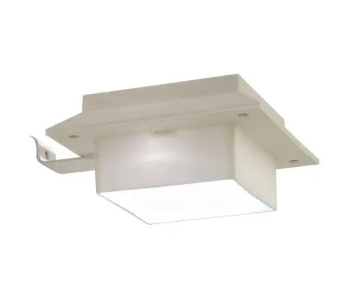 Āra Solārās Lampas, 12 Gab., Led, Kvadrāta Forma, 12 Cm, Baltas Vidaxl