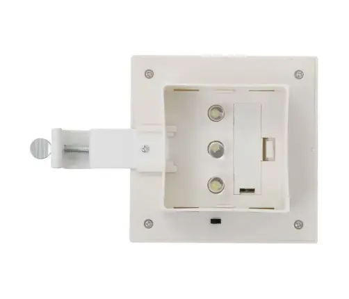 Āra Solārās Lampas, 12 Gab., Led, Kvadrāta Forma, 12 Cm, Baltas Vidaxl