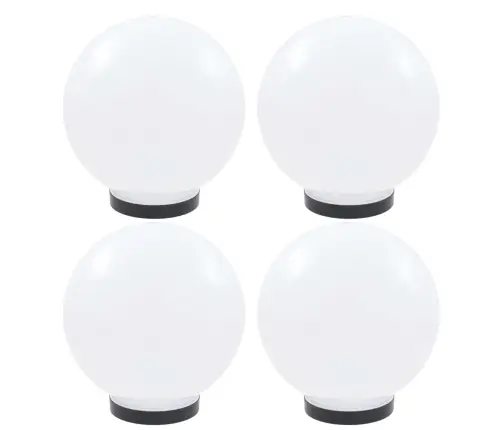 Led Lampas, 4 Gab., Sfēriskas, 25 Cm, Pmma Vidaxl
