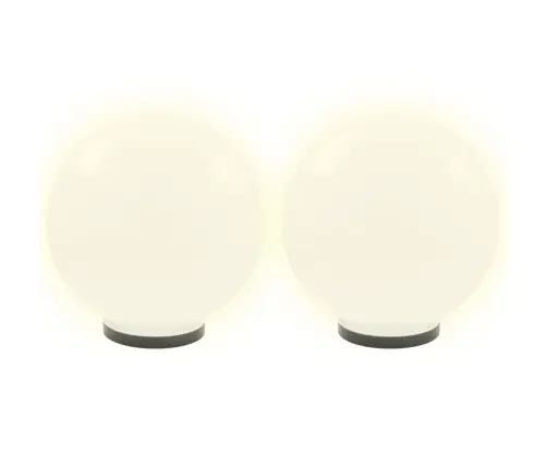 Led Lampas, 4 Gab., Sfēriskas, 40 Cm, Pmma Vidaxl