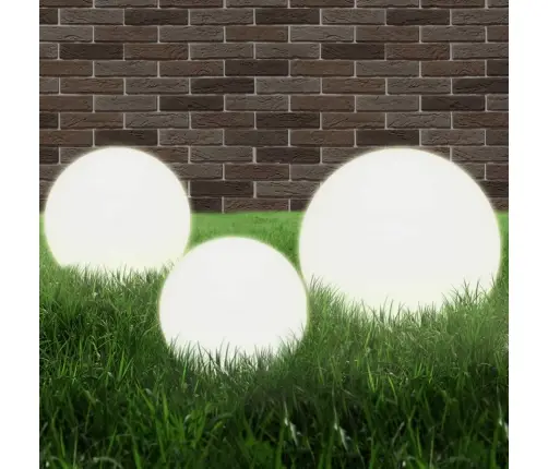 6 Led-Lampi, Kera, 20/30/40 Cm Pmma