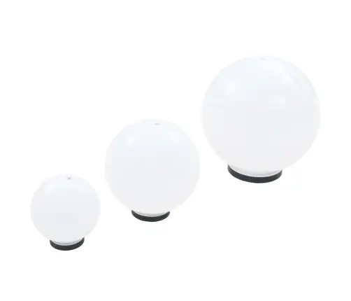 6 Led-Lampi, Kera, 20/30/40 Cm Pmma