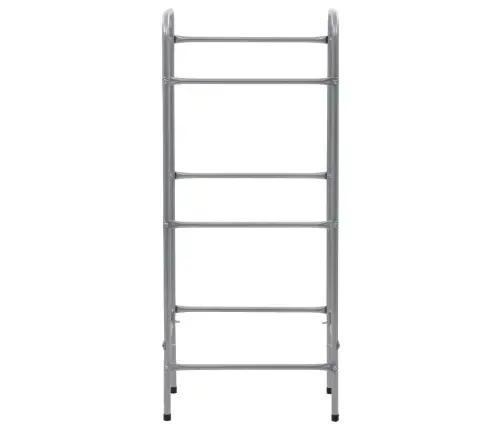 Lentyna 3 Dėžėms, Sidabrinės Spalvos, 50X33X116cm Plienas