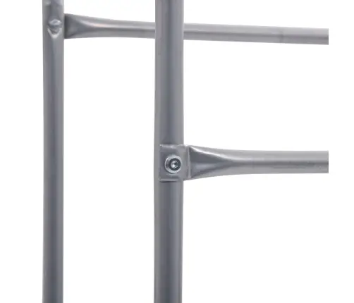 Lentyna 3 Dėžėms, Sidabrinės Spalvos, 50X33X116cm Plienas