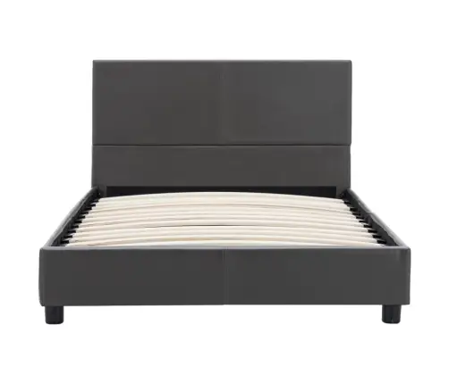 Voodiraam, Hall, Kunstnahast, 100 X 200 Cm