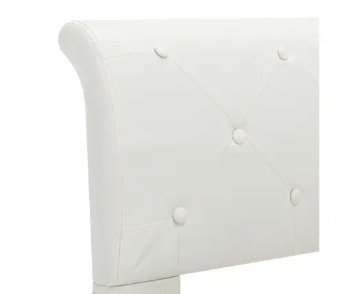 Voodiraam Ilma Madratsita, Valge, Kunstnahast, 180 X 200 Cm