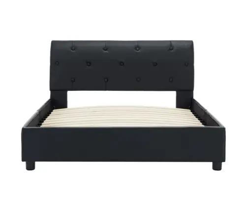 Lovos Rėmas, Juodas, 100X200cm Dirbtinė Oda